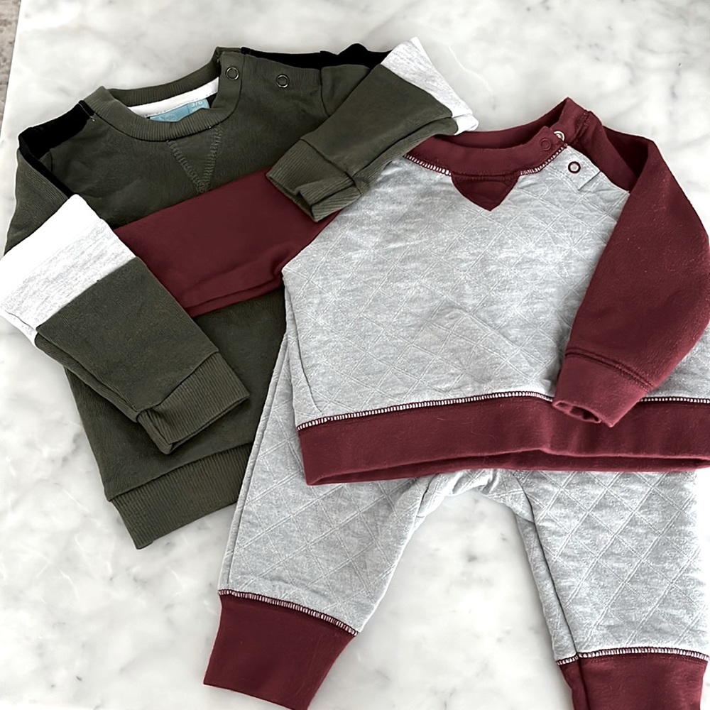 Boys Sweats - 3-6 months Bear Camp and Cat & Jack